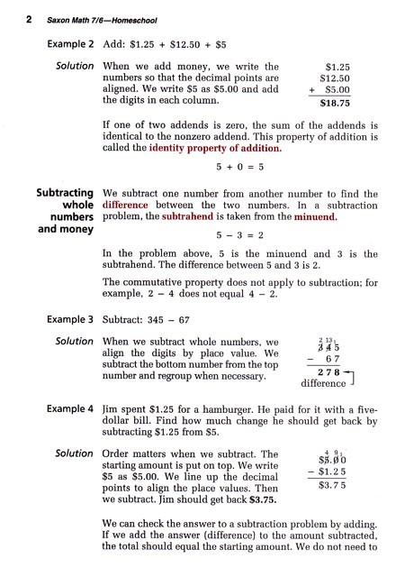 Saxon 76 (Homeschool, 4th edition) Text