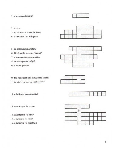 Wordly Wise 5 (Vocabulary 8)