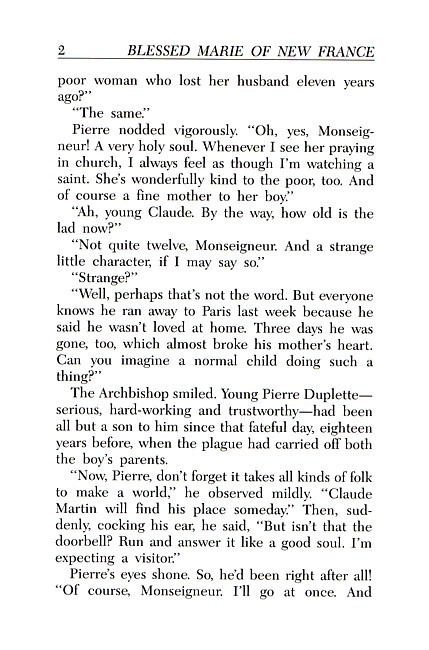 Blessed Marie of New France