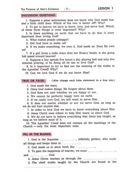 Baltimore Catechism No. 2 (Grades 6-8)