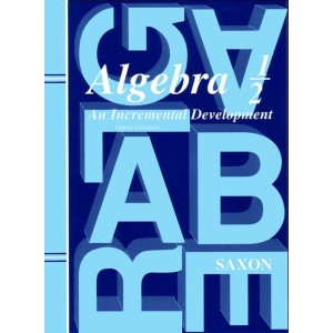 Saxon Algebra 1/2 (3rd edition) Text