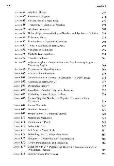 Saxon Algebra 1/2 (3rd edition) Text