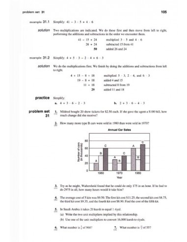 Saxon Algebra 1/2 (3rd edition) Text