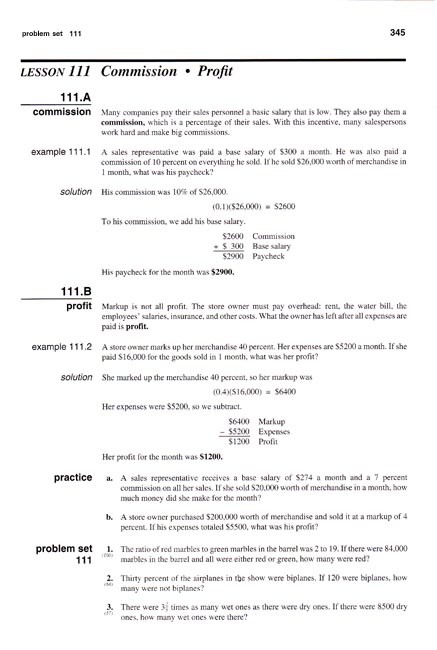 Saxon Algebra 1/2 (3rd edition) Text
