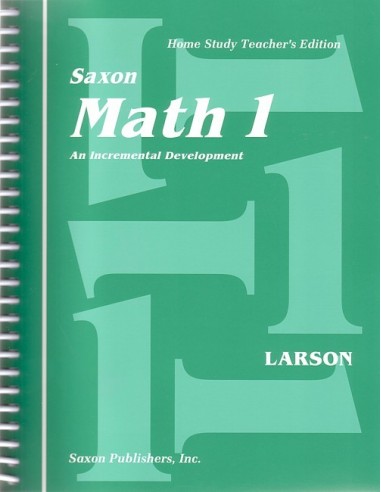 Saxon Math 1 Teacher's Manual