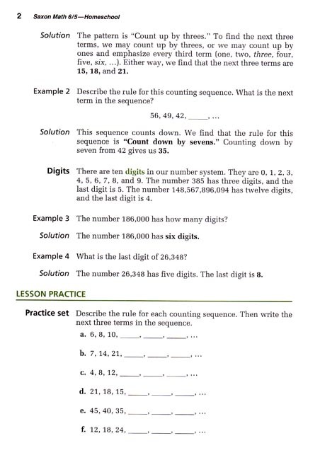 Saxon 65 (Homeschool, 3rd edition) Text