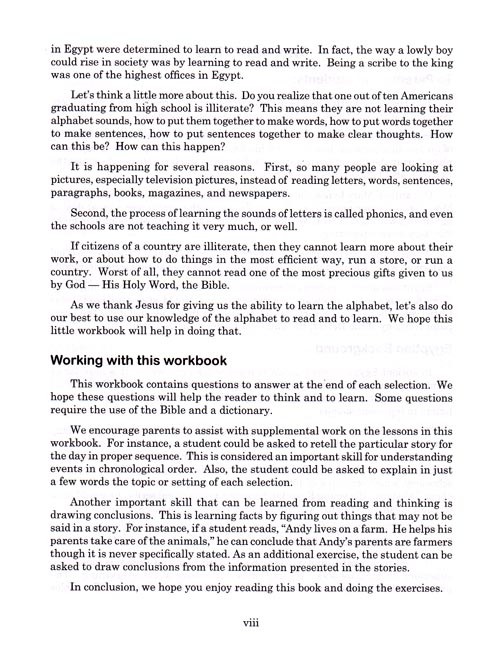 Reading 5 for Young Catholics Comprehension (key in book)