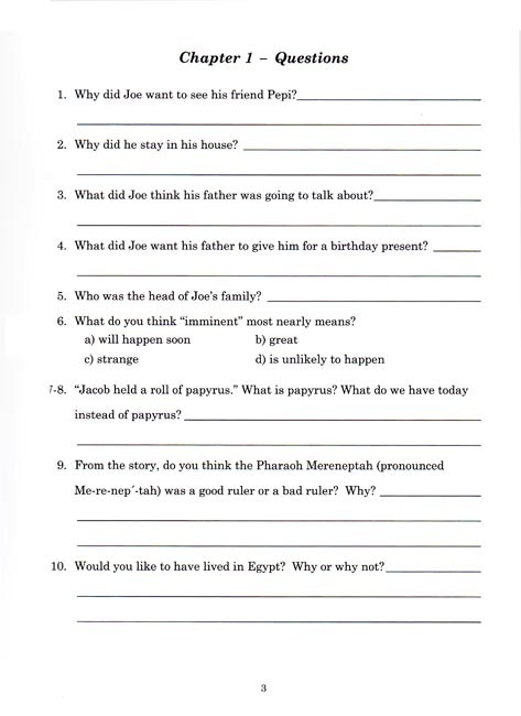 Reading 5 for Young Catholics Comprehension (key in book)