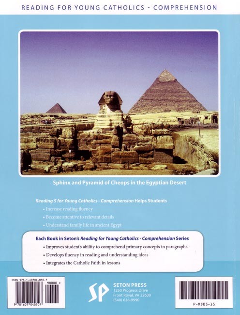 Reading 5 for Young Catholics Comprehension (key in book)