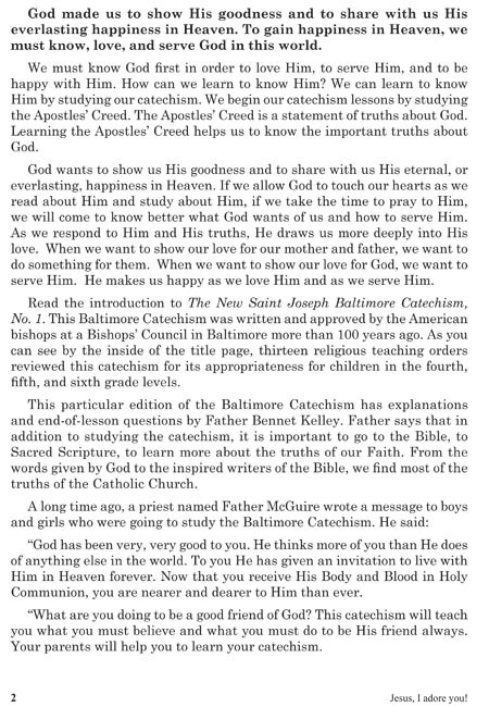 Religion 4 for Young Catholics (key in book)