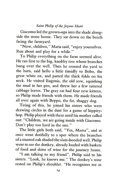 St. Philip of the Joyous Heart