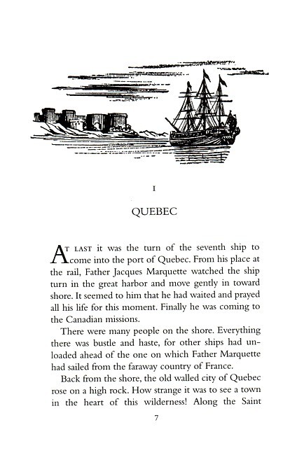 Father Marquette and the Great Rivers