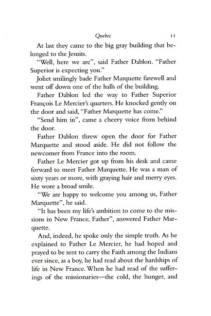 Father Marquette and the Great Rivers