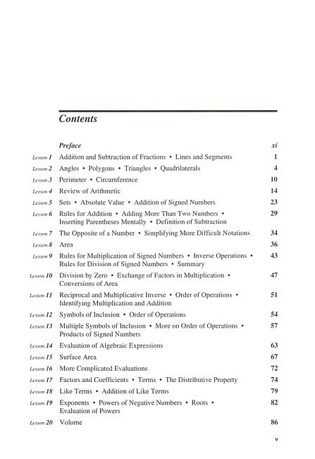 Saxon Algebra 1 (3rd edition) Text