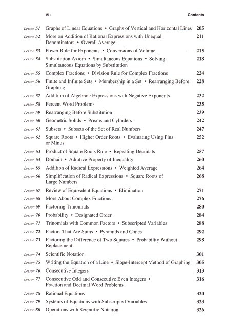 Saxon Algebra 1 (3rd edition) Text