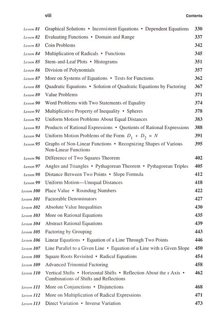 Saxon Algebra 1 (3rd edition) Text