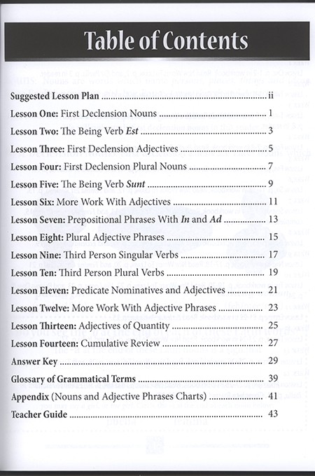 Little Latin Readers: Liber Primus Workbook