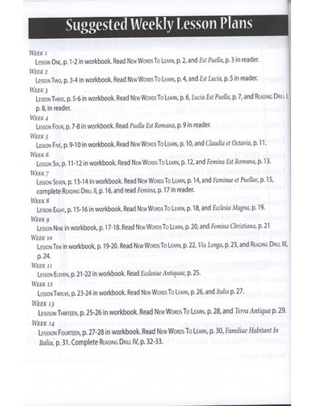 Little Latin Readers: Liber Primus Workbook