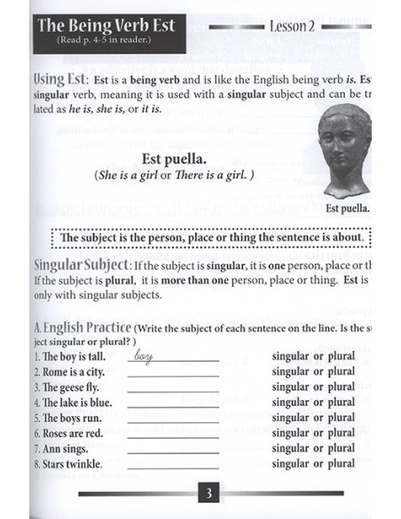 Little Latin Readers: Liber Primus Workbook