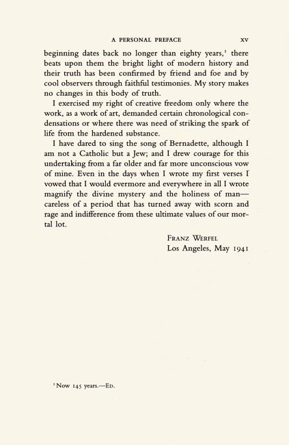 The Song of Bernadette (book)