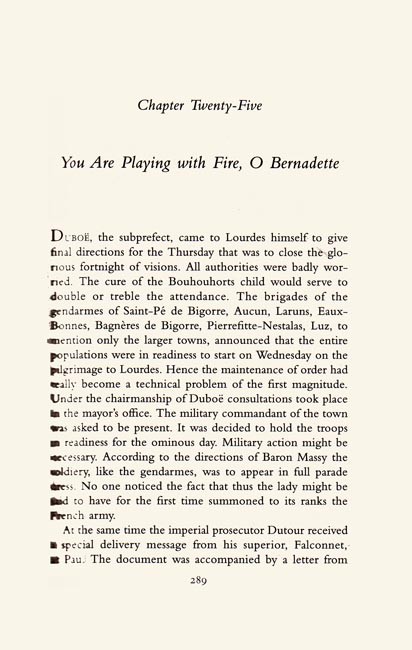 The Song of Bernadette (book)