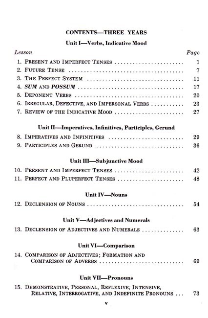 Review Text in Latin 3 & 4 Years