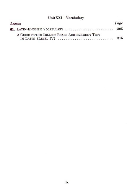 Review Text in Latin 3 & 4 Years