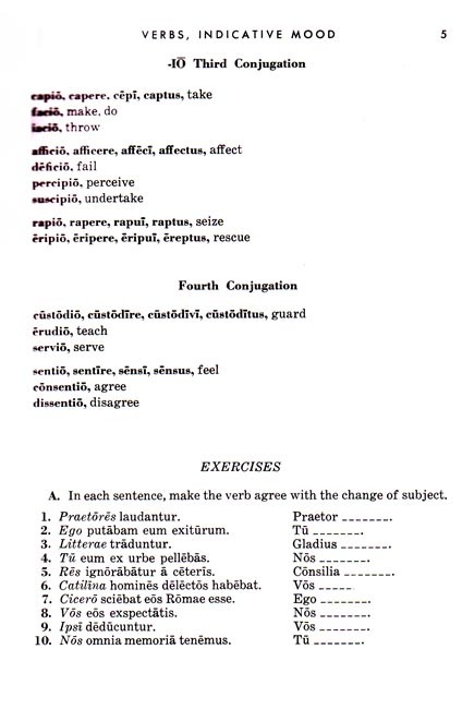 Review Text in Latin 3 & 4 Years