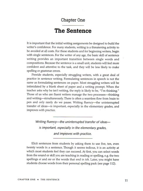 Writing Skills Teacher's Handbook, Grades 3-12