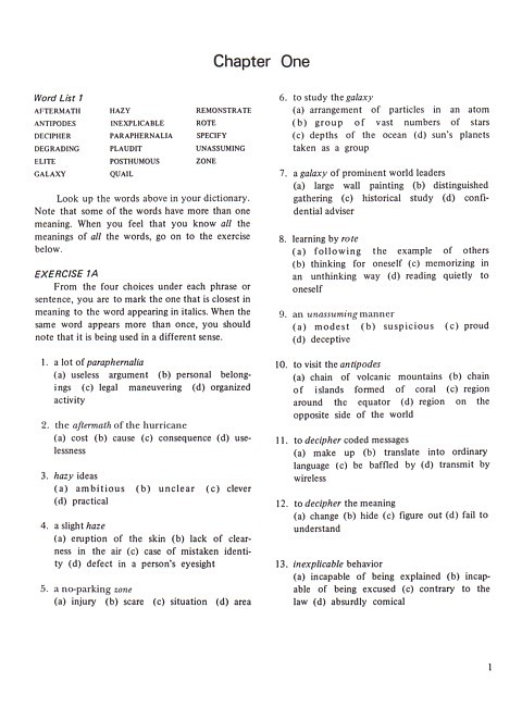 Wordly Wise 6 (Vocabulary 9)