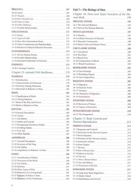 Biology - A Search for Order Text