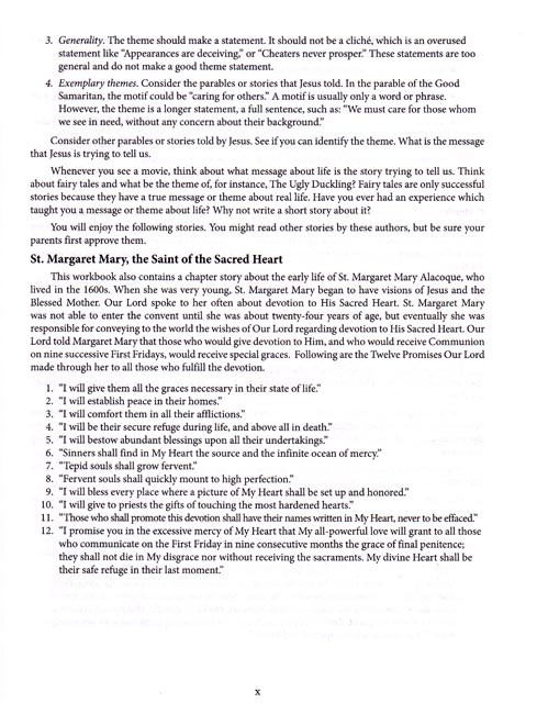 Reading 7 for Young Catholics Thinking Skills (key in book)