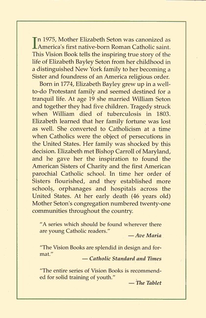 Mother Seton and the Sisters of Charity