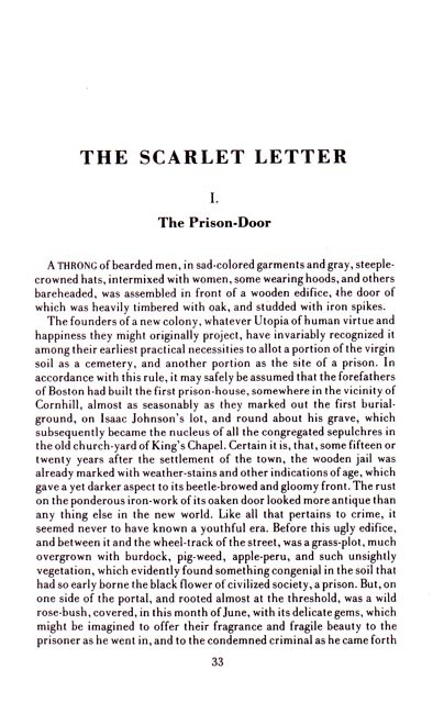 The Scarlet Letter with Study Guide