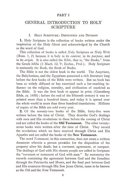 Introduction to the Bible