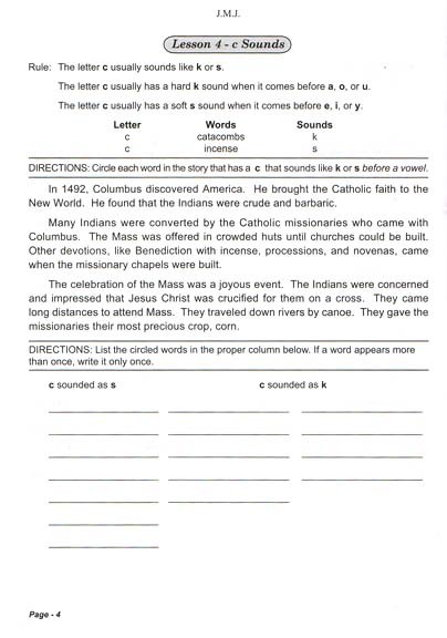 Phonics 5 for Young Catholics (key in book)