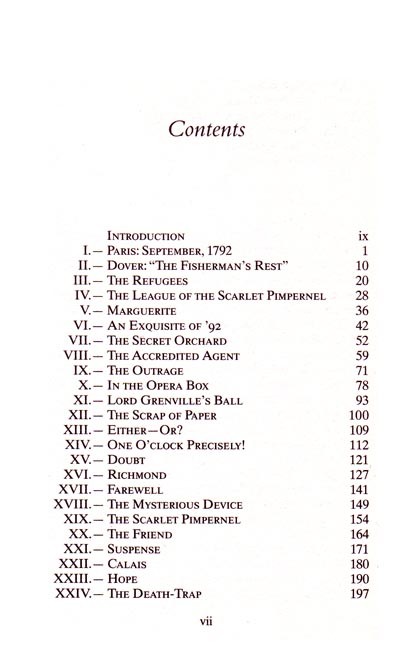 The Scarlet Pimpernel