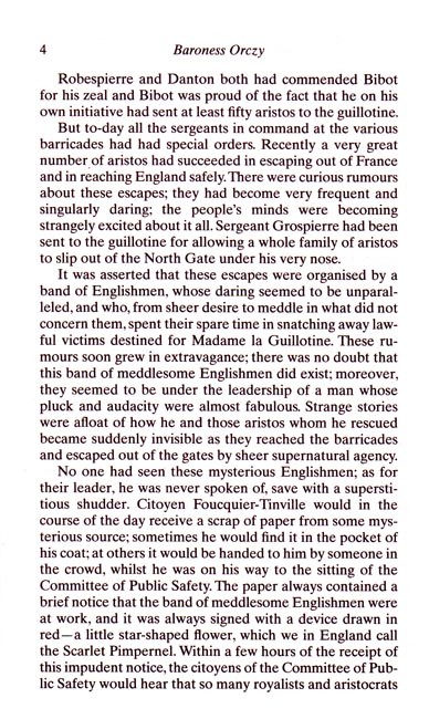 The Scarlet Pimpernel