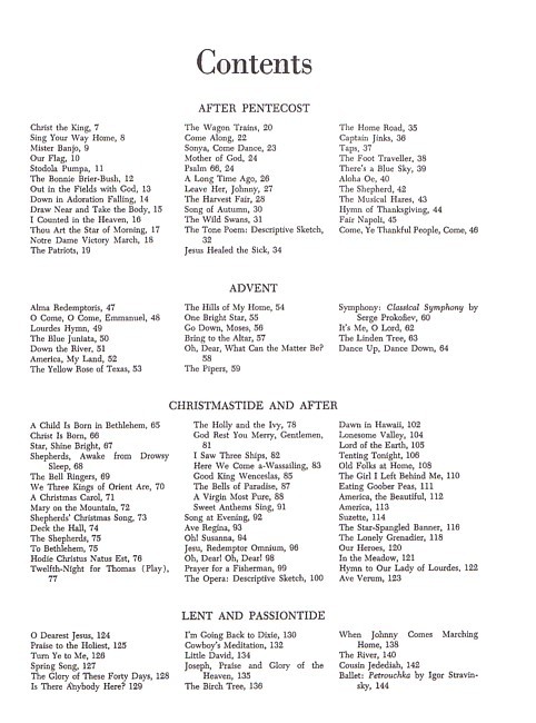 We Sing of Our World