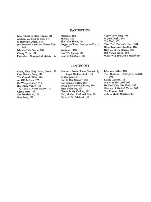 We Sing of Our World