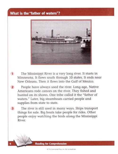 Reading for Comprehension B