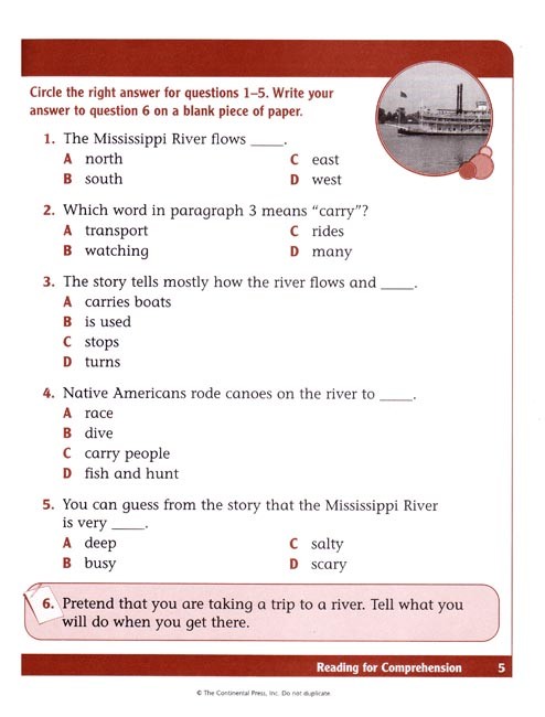 Reading for Comprehension B