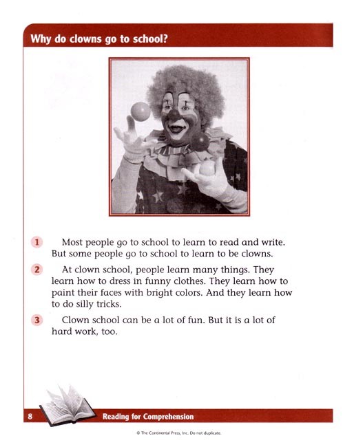 Reading for Comprehension B