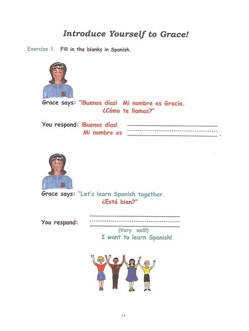 Learn Spanish with Grace (Grades 2-8)