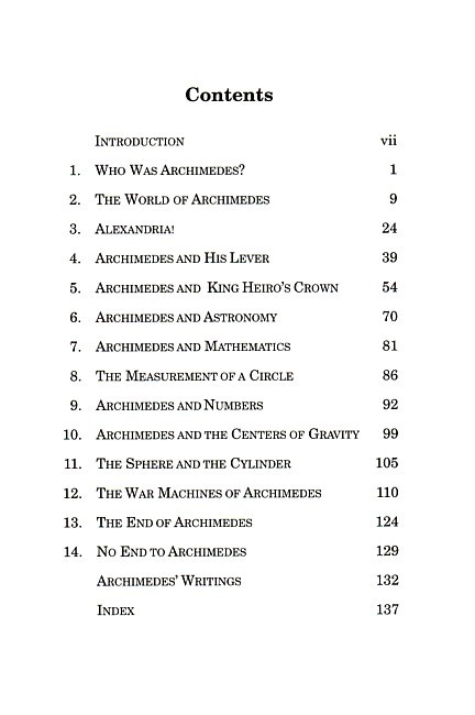 Archimedes and the Door of Science