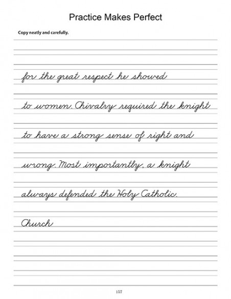 Handwriting 4 for Young Catholics