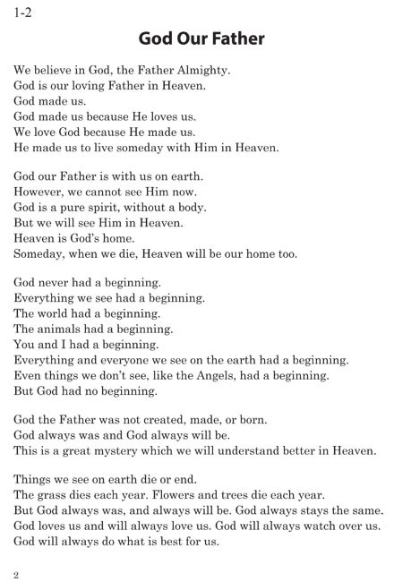 Religion 1 for Young Catholics