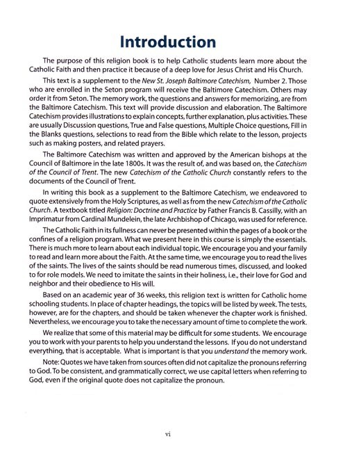 Religion 7 for Young Catholics (key in book)