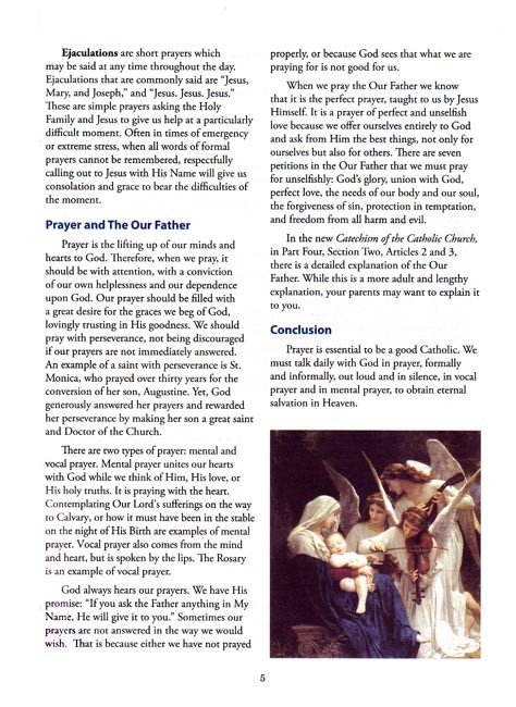 Religion 7 for Young Catholics (key in book)