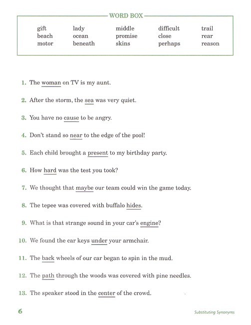 Reading/Thinking Skills Level C